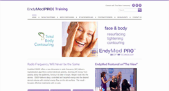 Desktop Screenshot of endymedtraining.com